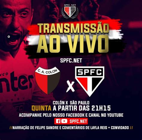 É AMANHÃ É DECISÃO Transmissão AO VIVO SPFC Net São Paulo x Colón ARG