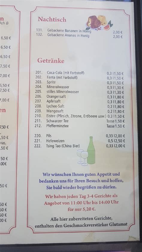 Speisekarte Von Asia Bistro Mekong Restaurant Ludwigshafen Am Rhein