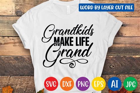 Grandkids Make Life Grand Svg Design Graphic By Craftzone · Creative