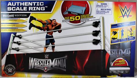 WWE WrestleMania 31 Edition Authentic Scale Ring - Toy Wrestling Action ...