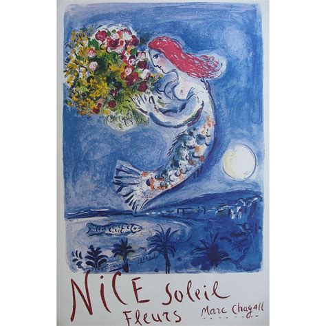 Chagall Marc Bay Of Angels Vintage Reproduction Poster