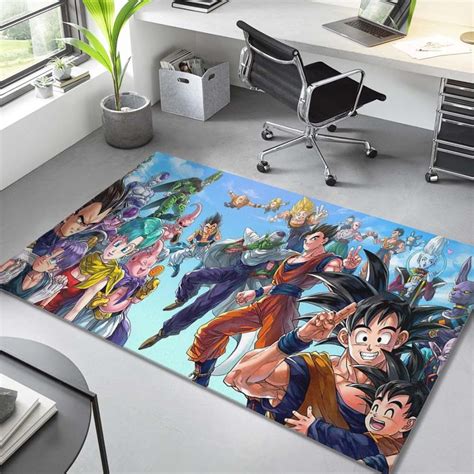 Dragon Ball Son Goku Son Gohan Vegeta Teppich AMZPODPrints