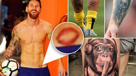 The 17 Worst Footballer Tattoos Ever Lionel Messi Joins The List With