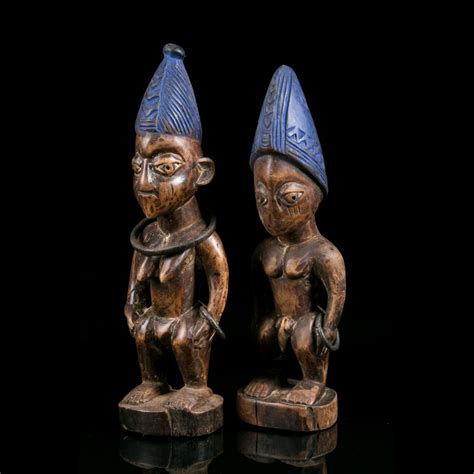 Ere Ibeji Twins Yoruba Nigeria Primitive African Art