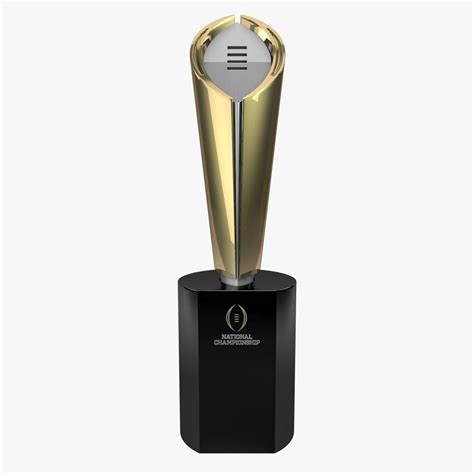 College Football National Championship Playoff Trophy 3D Model $19 ...