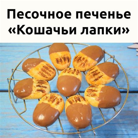 Песочное печенье «Кошачьи лапки» | Песочное печенье, Печенье, Батончик twix