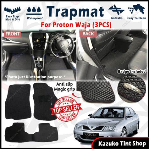 For Proton WAJA MONOCROSS CarMat Trapmat Carpet Kereta Karpet Floormat