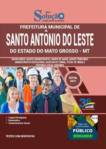 Apostila Concurso Santo Antônio Do Leste Mt Ensino Médio