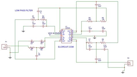 Lm Amplifier Circuit Diagram Tone Control Using Lm Cir