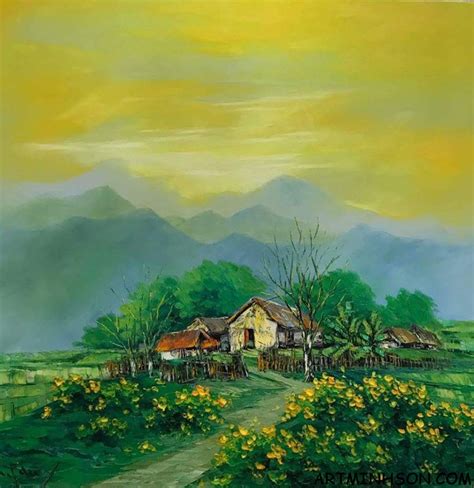 Oil Painting Landscape 94 Nguyen Minh Son Artist