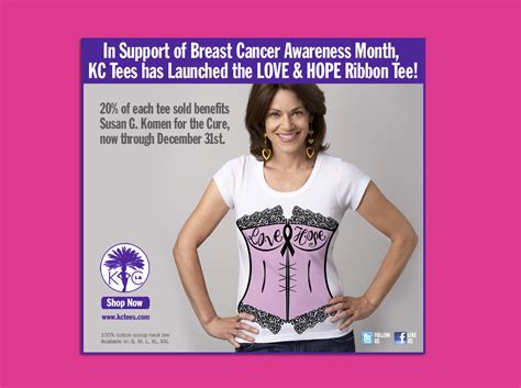 KC Tees Unites With Susan G Komen For Breast Cancer Awareness Month