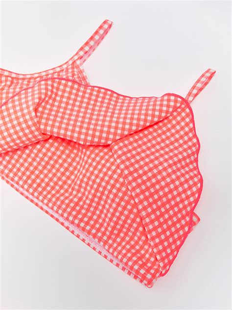 Girl S Bikini With Printed Stretch Fabric S31964Z4 LT4 S31964Z4 LT4 LC Waikiki