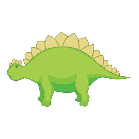 Stegosaurus icon, cartoon style 14864674 Vector Art at Vecteezy