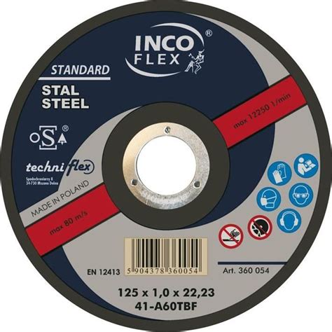 Tarcza Tn Ca Inco Flex Tarcza X X A Qbf Inox Ivp I