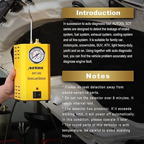 Autool Sdt Car Evap System Leak Testing Machine Leak Detector V