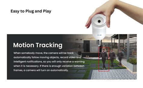 Buy HIFOCUS 4MP 2K 2560 1440P QHD Outdoor CCTV WiFi Bulb Camera