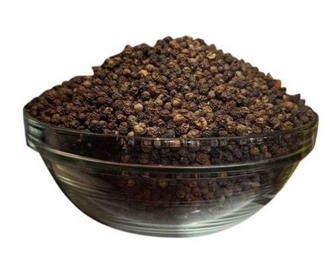 Solid A Grade Dried Round Shape Spicy Black Pepper At Best Price In