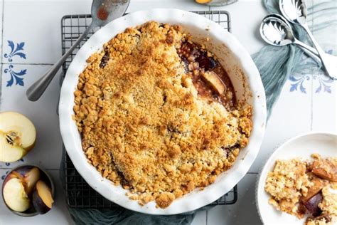 Plum And Apple Crumble Mrs Jones S Kitchen