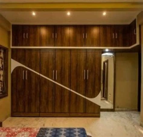 Wooden 2 Doors Almirah Wardrobe With Locker At Rs 800 Sq Ft In