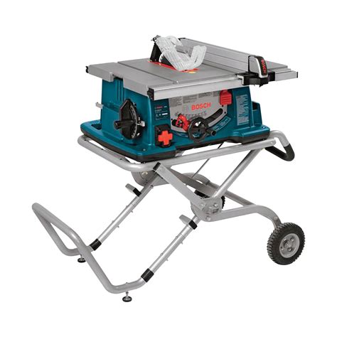 Free Shipping — Bosch Jobsite Table Saw With Wheeled Stand 10in