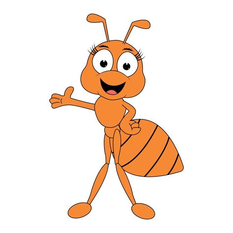 cute ant animal cartoon graphic 9512450 Vector Art at Vecteezy