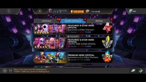 Marvel Contest Of Champions 100 Arena Crystal Opening Mcoc Youtube