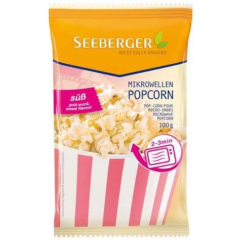 Seeberger Mikrowellen Popcorn süß Online kaufen im World of Sweets Shop