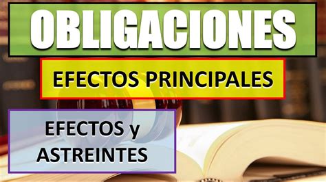 Efectos Principales De Las Obligaciones YouTube