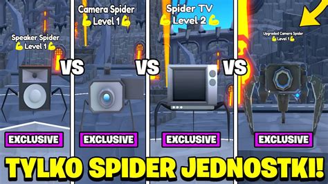 Tylko Spider Jednostki Na Endless Mode W Toilet Tower Defense Roblox