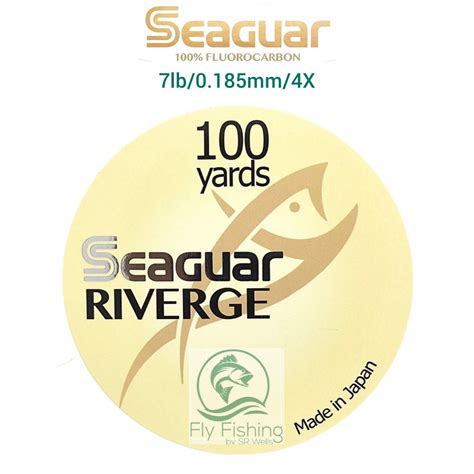 Seaguar RIVERGE Fluorocarbon 100 Yards LEADER Line Grand Max Fly