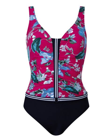 Sunflair Badeanzug Beach Fashion Magenta Badeanzug Mit Softcups