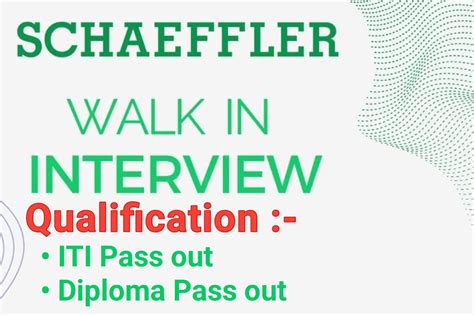 Schaeffler India Ltd Walk In Interview Iti Jobs