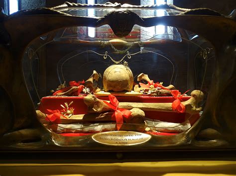 Relics of Saint Sylvester in the Abbey of Saint Sylvester in Nonantola ...