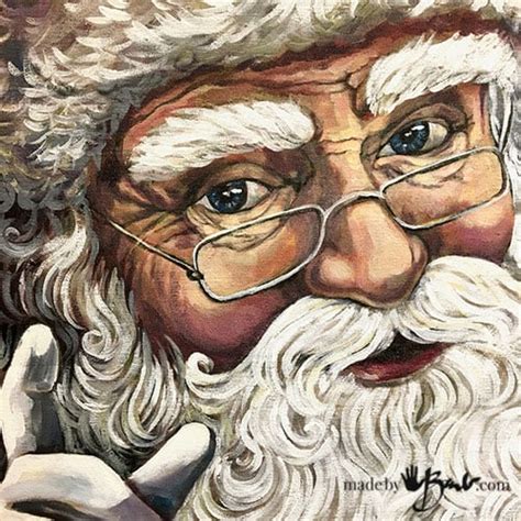 Realistic Santa Claus Drawing