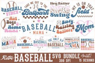 Retro Baseball Quotes Svg Bundle Graphic By Hkartist Creative Fabrica