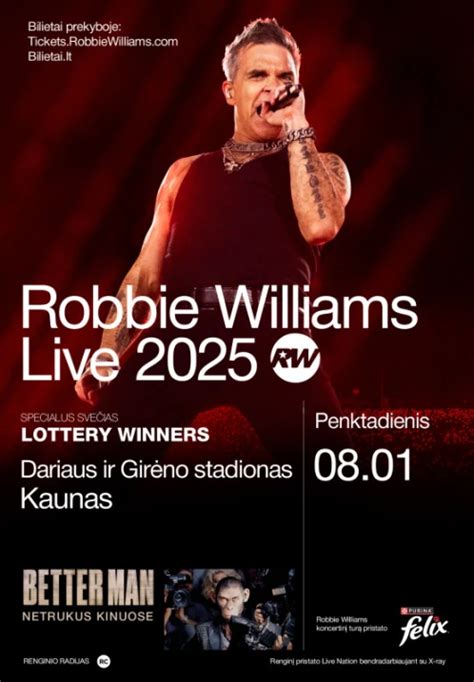 ROBBIE WILLIAMS LIVE 2025 01 08 2025 Dariaus ir Girėno stadionas