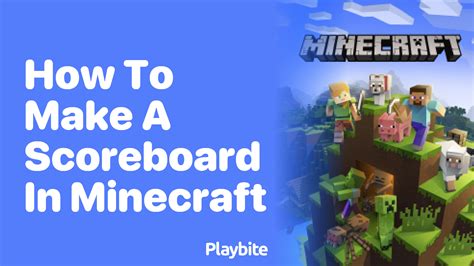 How To Make A Scoreboard In Minecraft Playbite