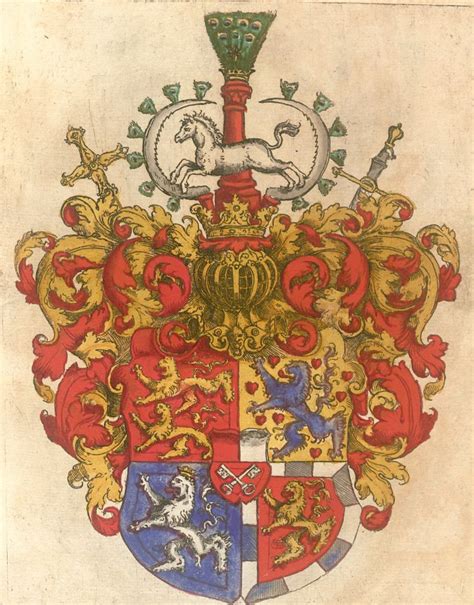 Arms Crest Of Heinrich Julius Von Braunschweig L Neburg