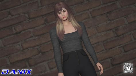 Dnx Clothes Long Sleeved T Shirt For Mp Female Gta Mods