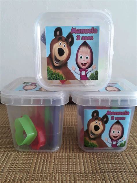 Kit Massinha Masha E O Urso Elo Produtos Especiais