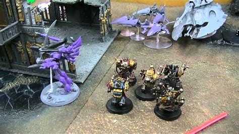 Eldar Vs Orks Battle Report Warhammer K Youtube