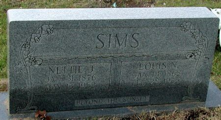 Nettie Josephine Kennedy Sims 1876 1953 Mémorial Find a Grave