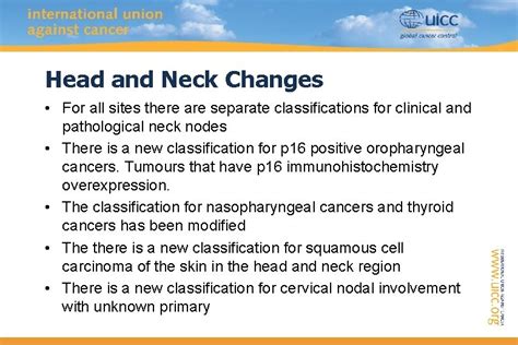 Tnm Classification Of Malignant Tumours Th 8 Edition