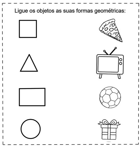 Plano de aula Formas geométricas Educação infantil