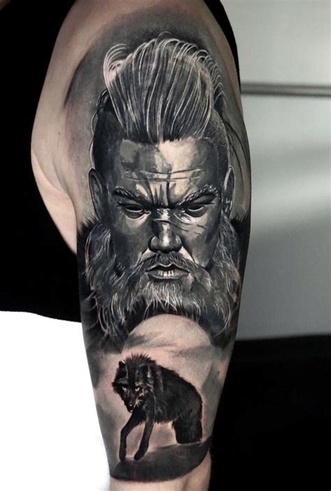 Norse Mythology Sleeve Tattoos