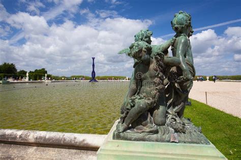 Sculptures in Garden of Versailles Palace. Editorial Photography ...