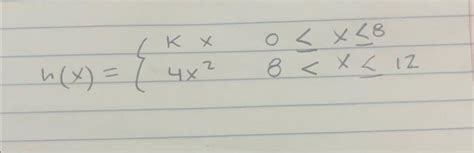 Solved H X {kx4x20≤x≤88