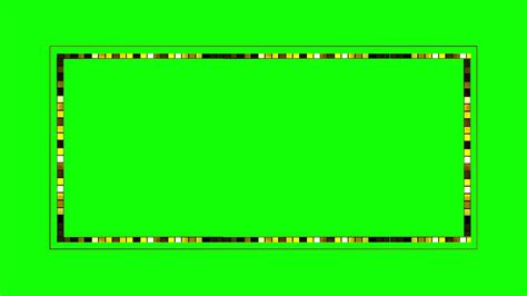 Green Screen Frame Border Video Black And Gold Or Rosegold Abstract