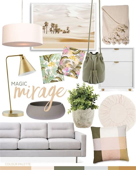 Trend Magic Mirage — Adore Home Magazine Interior Design Mood Board