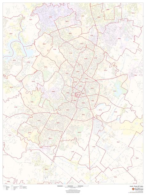 Austin Texas Zip Codes Map